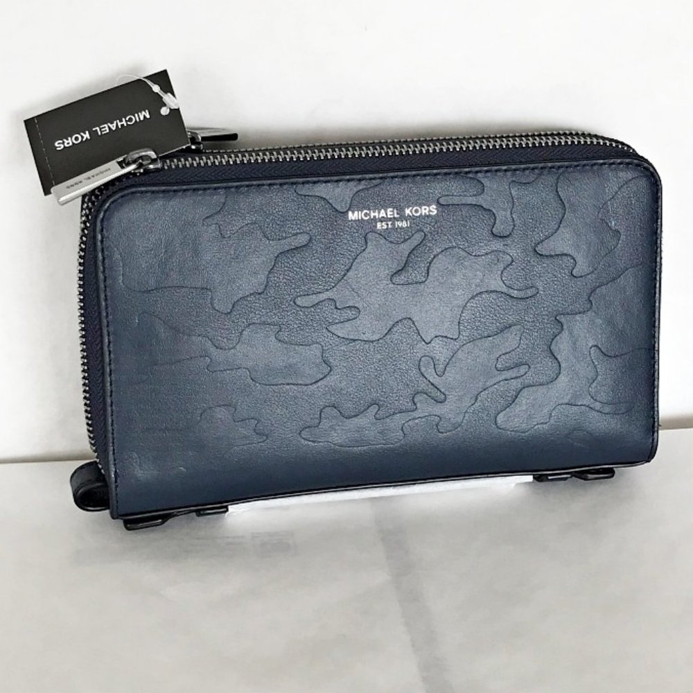 Michael Kors Camden Money Bag Unisex NAVY